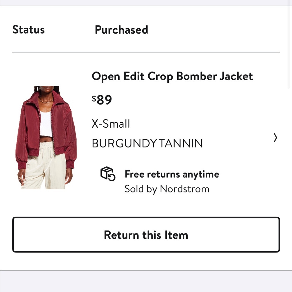 Open edit bomber jacket - Picture 2 of 3